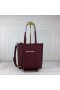 Balenciaga XXS Everyday Tote Bag Grained Calfskin In Burgundy