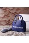 Balenciaga XXS Ville Handbag Calfskin In Blue