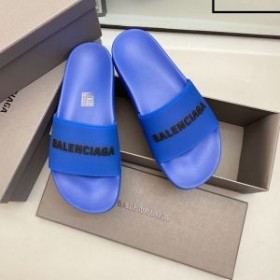 Balenciaga Pool Slides UniseX In Blue