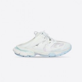 Balenciaga Track Mules Mesh And Nylon Women In White
