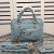 Balenciaga Mini Classic City Shoulder Bag Metallic Edge Goatskin In Blue